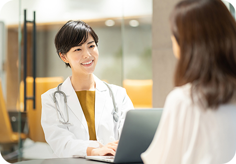 女性医師による検査が可能