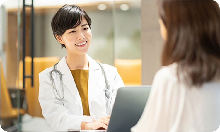女性医師による検査が可能